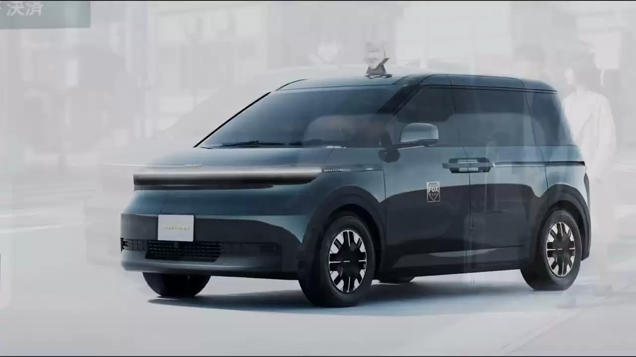 鸿海展示 MODEL A 电动汽车新款参考车型:日系美学,日本首发