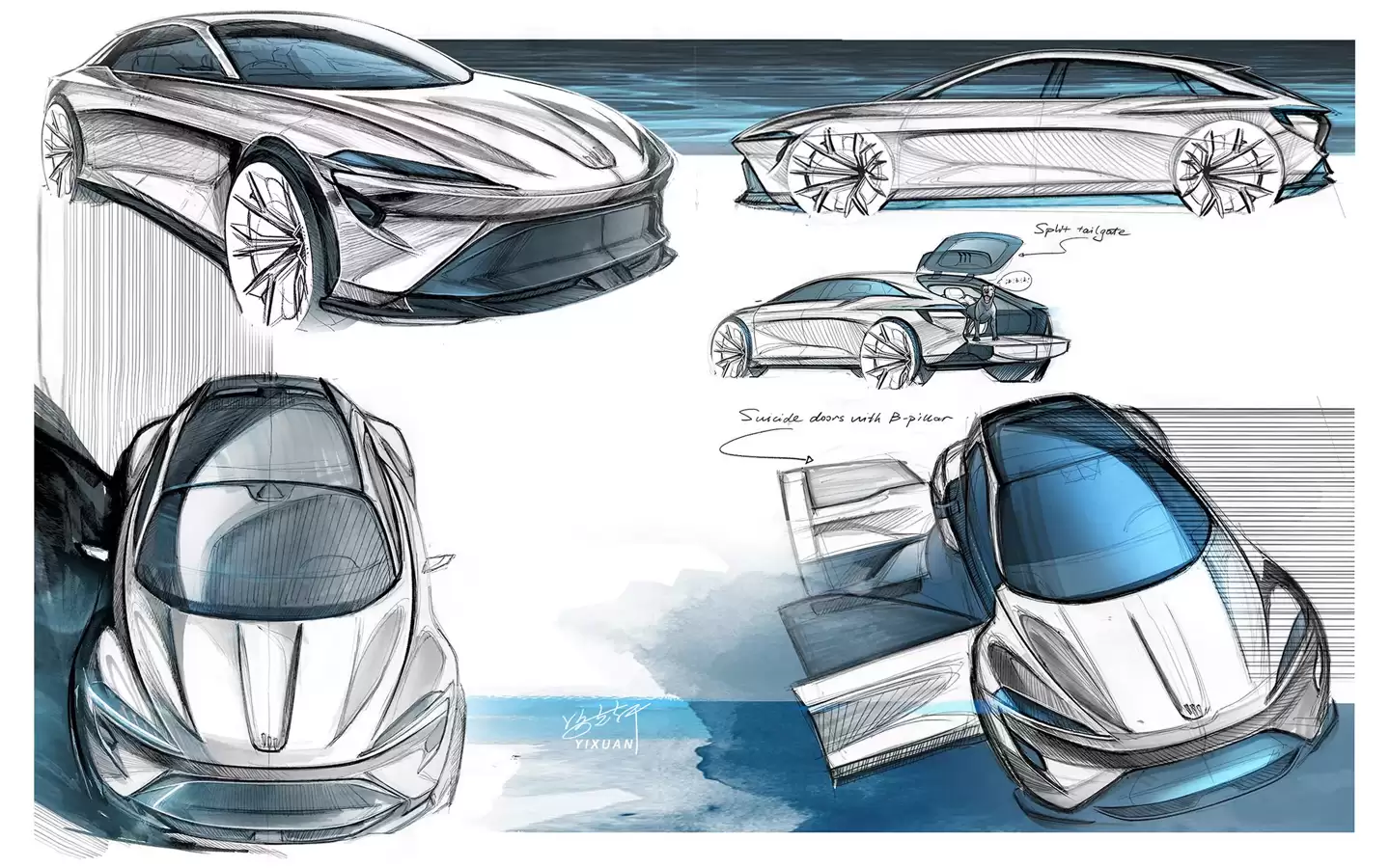 通用上海设计工作室展示两款别克概念车：分别主打舒适、驾控，有望即将量产