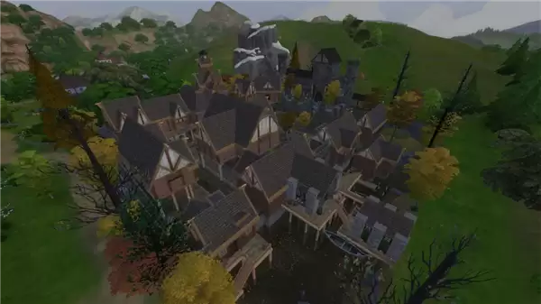 玩家耗时一年：在《模拟人生4》中还原《上古卷轴5》知名城市！