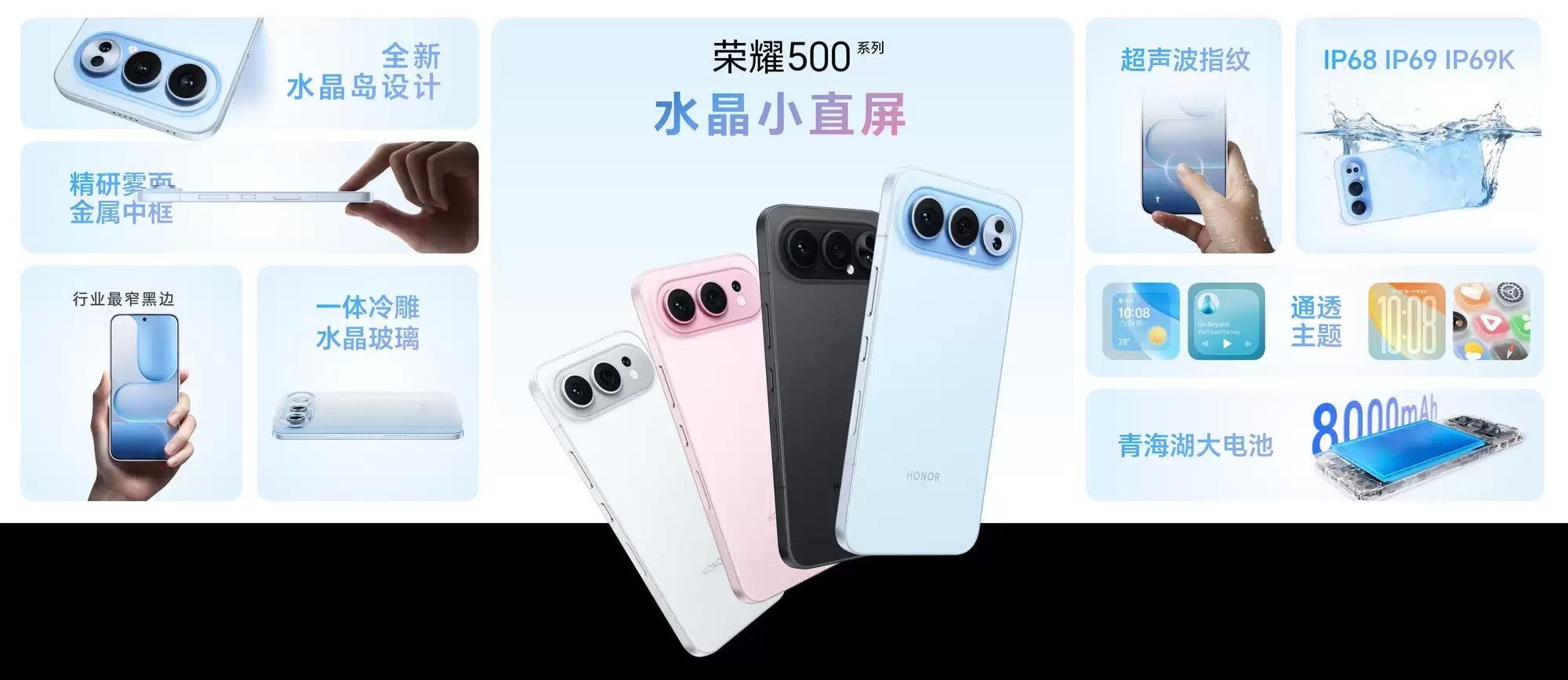荣耀500系列带来沉浸体验与超可靠品质融合
