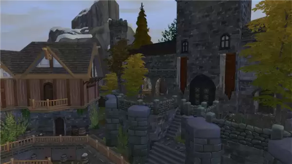 玩家耗时一年：在《模拟人生4》中还原《上古卷轴5》知名城市！