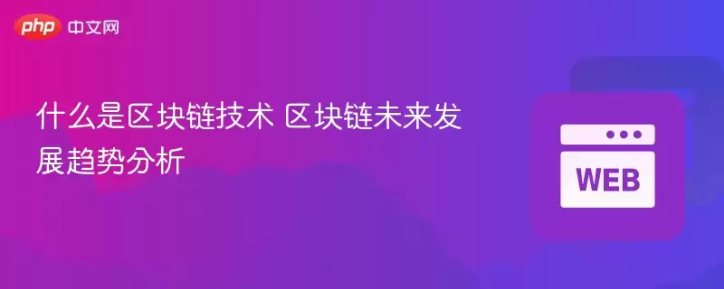 什么是区块链技术 区块链未来发展趋势分析 - 菜鸟下载