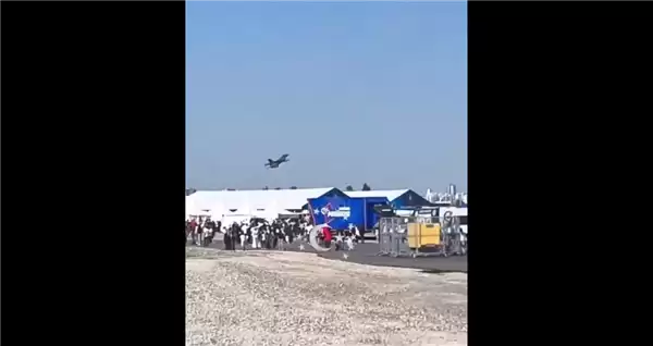 美F16重现印度光辉战机航展坠毁动作：土耳其飞行员完美通过