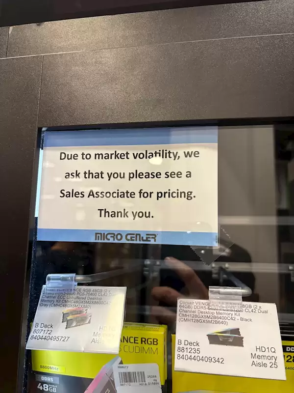 内存涨价离大谱！商家不再公开标价