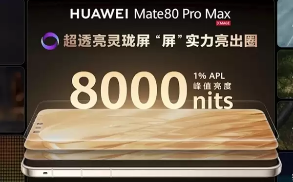 华为Mate 80 Pro Max首次搭载潜望式双长焦:4X+6.2X Mate史上最强长焦