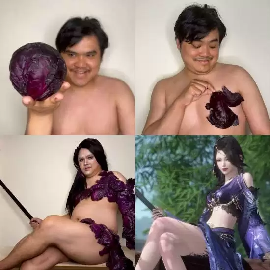 低成本小哥COS《逆水寒手游》九灵