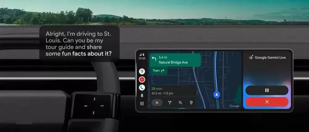 谷歌车联系统 Android Auto 集成 Gemini AI,用户动动嘴搞定导航、回邮件、查日程等