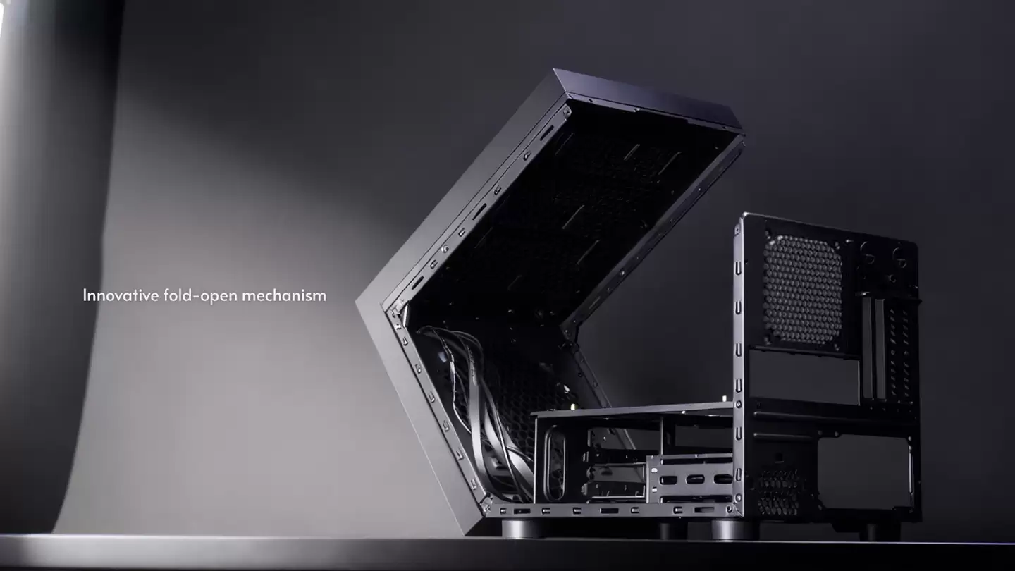 Chieftec 推出 The Cube 机箱:造型致敬音响,前上一体外壳可“前仰”开启