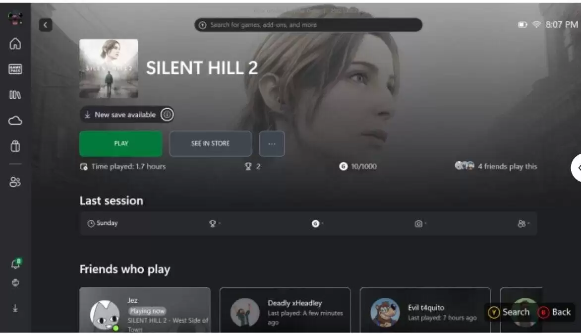 可在开始游戏前检查同步状态，微软为Win11掌机Xbox FSE全屏体验引入云存档状态指示