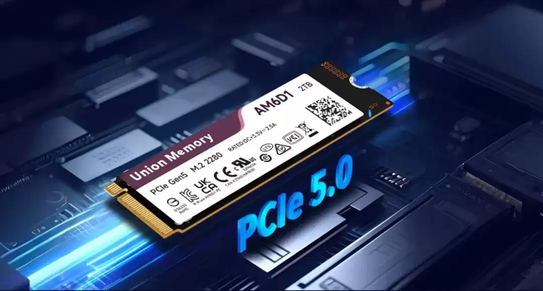 忆联推出首款消费级 OEM PCIe 5.0 固态硬盘 AM6D1,DRAM-less 11GB/s