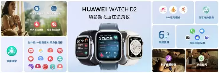 腕上血压监测看华为!华为WATCH D2示波法加气囊袖带测血压更可靠