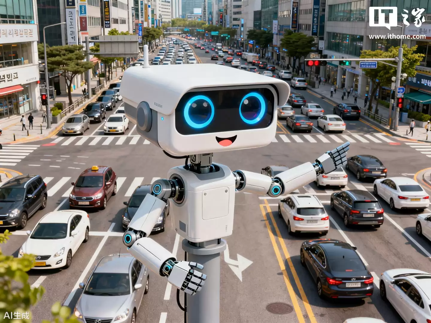 韩国将试点用 AI 治理交叉路口堵车:可警告红灯亮起后仍滞留路口的车辆