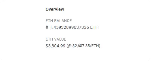 Etherscan wallet总览