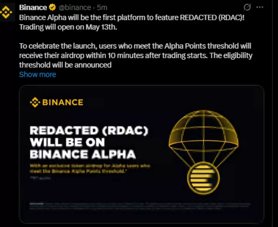 Redacted Token 价格预测：RDAC 上市价格是多少？