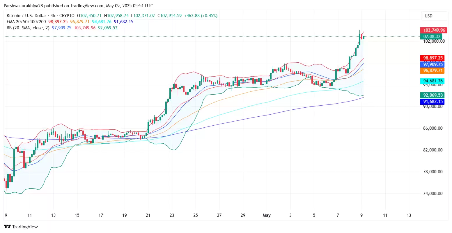 2025年5月比特币价格预测:BTC能否突破10万?未来六个月价格怎么走?