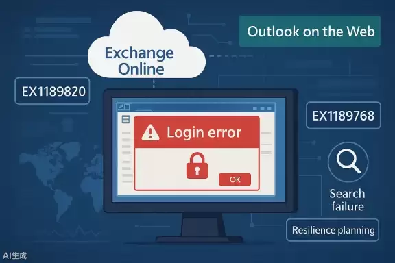 微软承认 Win11 经典版 Outlook 出现搜索故障、连接 Exchange 邮箱失败