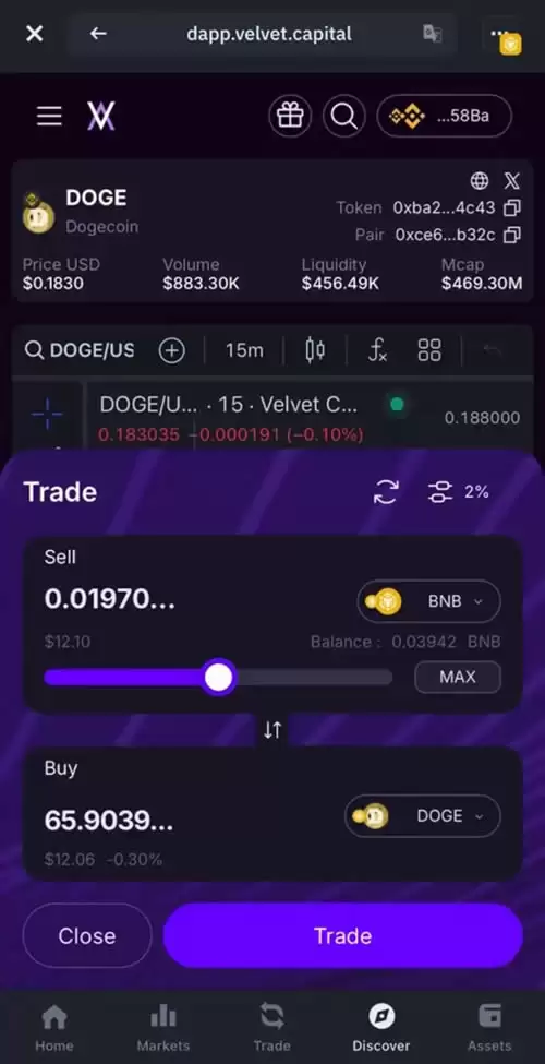 Velvet Capital币安钱包活动：VELVET币空投活动操作教程