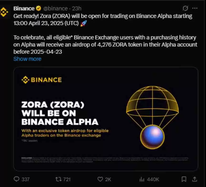 Zora 代币上市：ZORA 上市时的价格预期