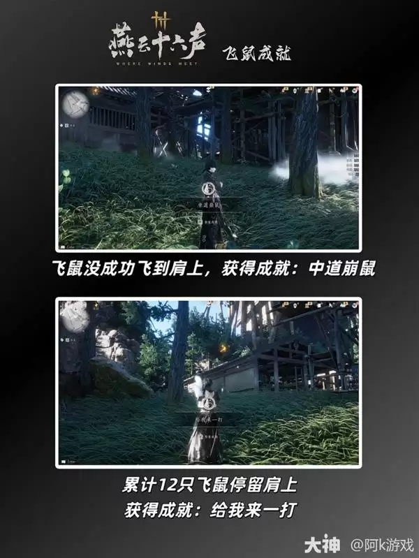 燕云十六声飞鼠成就攻略