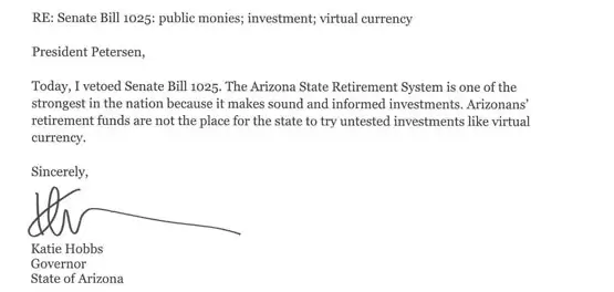 美国亚利桑那州长否决比特币储备法案:虚拟货币是未经验证的投资