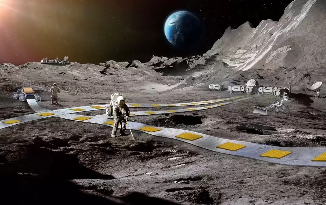 NASA建月球磁悬浮浮铁路 高效运输助力基地发展