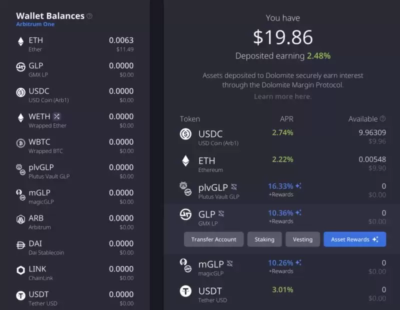 详解基于GMX的货币市场协议Dolomite