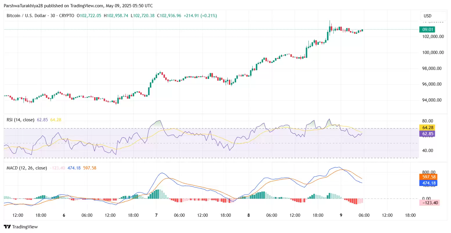 2025年5月比特币价格预测:BTC能否突破10万?未来六个月价格怎么走?