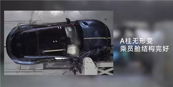 小米YU7 25%小偏置碰撞测试实拍!雷军:“丢轮保命”为安全 不是轮毂不坚固