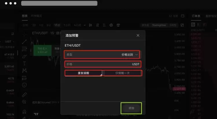 交易所价格预警什么意思?怎么设置?