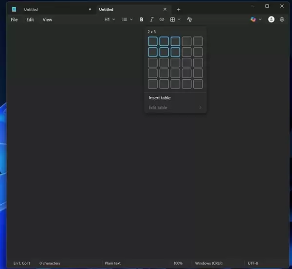 Windows记事本表格功能实测：比Word更简单、兼容Markdown