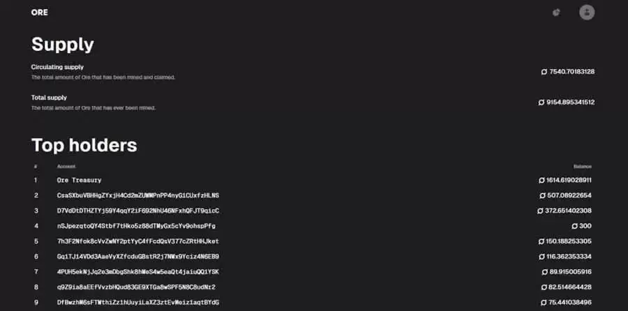 Solana上的挖矿项目ORE币是什么？ORE币挖矿教学
