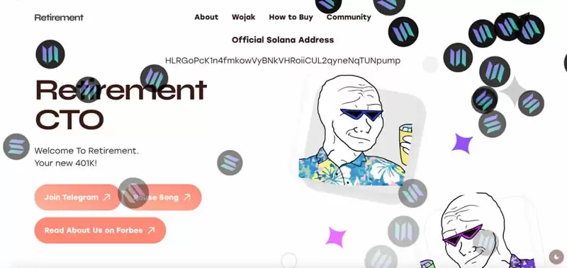 RETIREMENT币是什么?RETIREMENT币代币经济学及路线图介绍