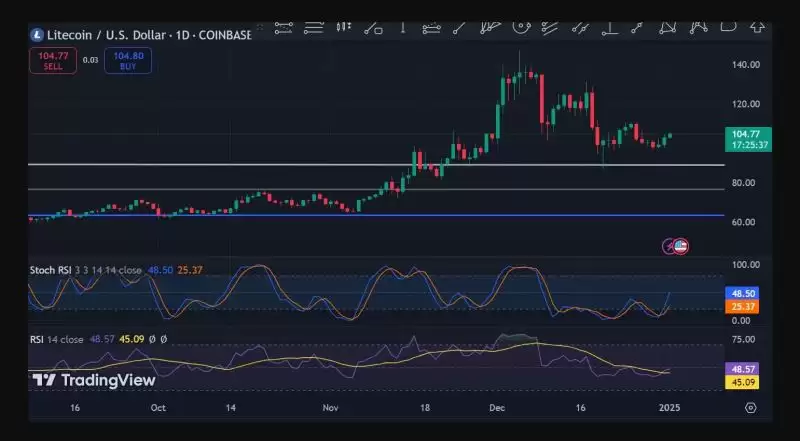 莱特币近期价格能涨吗？LTC的看涨交叉能否推动其突破115美元？