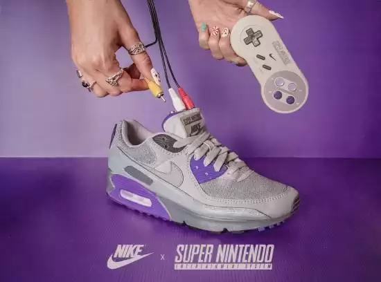 AIR SNES：可玩游戏的复古球鞋纪念任天堂35周年