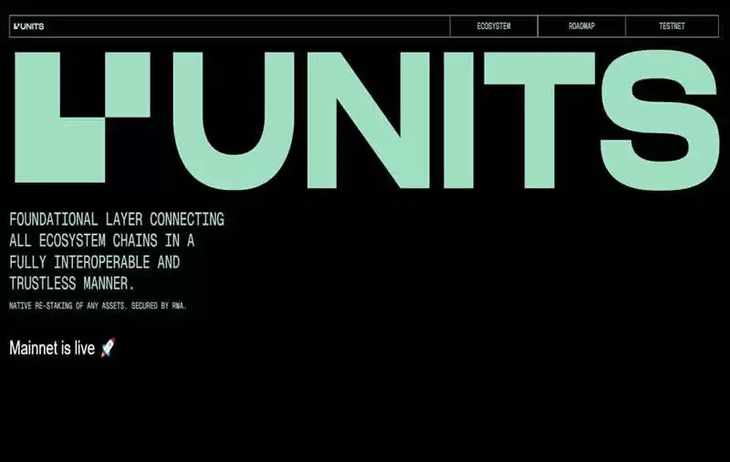 Units Network(UNIT0)币是什么?UNIT0代币资讯及币价分析