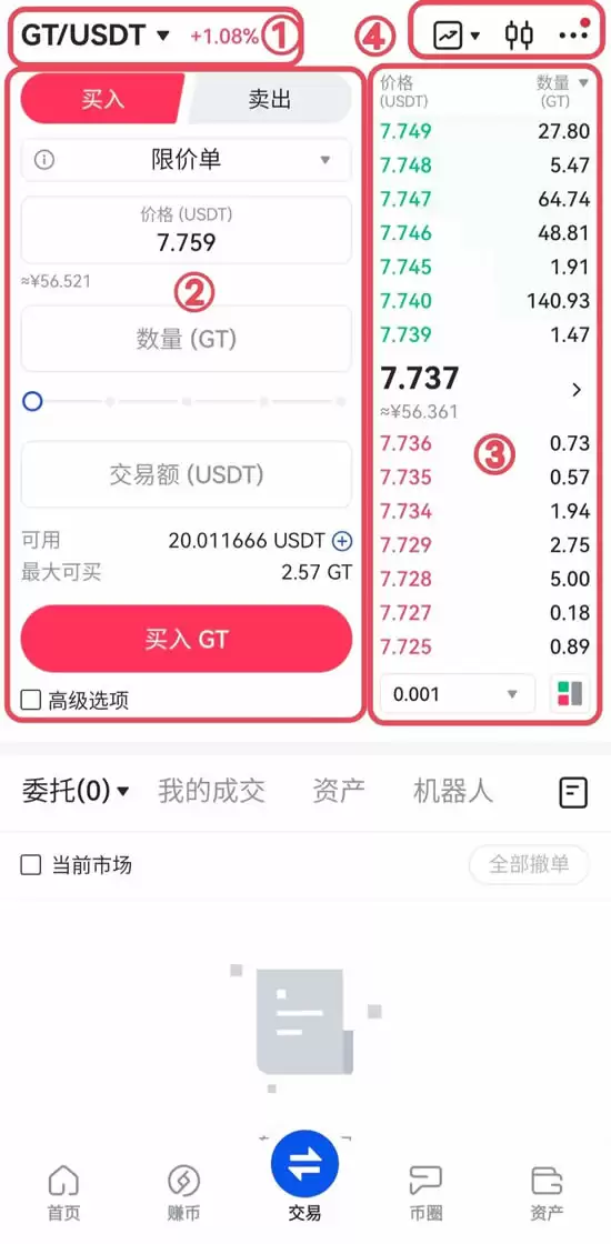 什么是币币交易?Gate.io交易所币币交易操作流程(App/Web版)