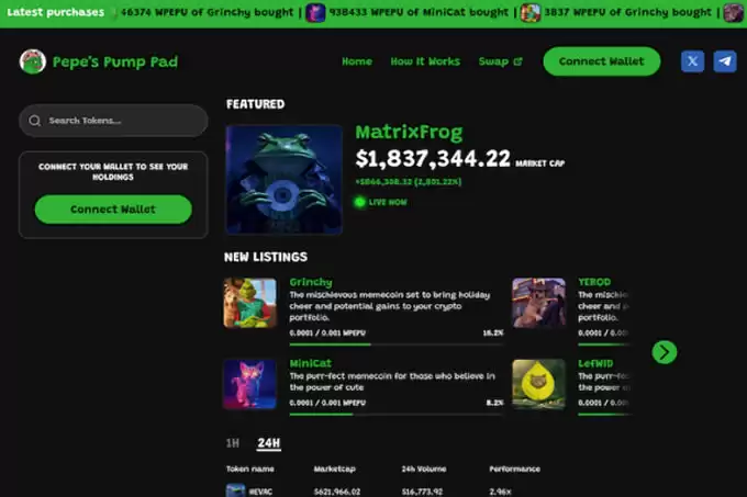 $PEPU和$WEPE:Meme币逆势下跌