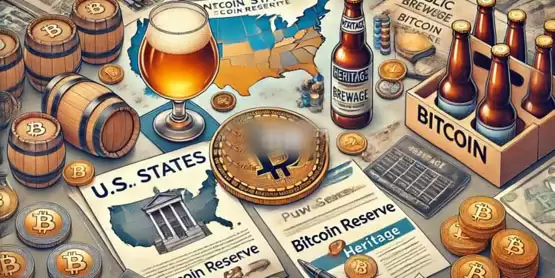 美国再添两州考虑投资比特币！上市酒厂Heritage计划接受BTC支付