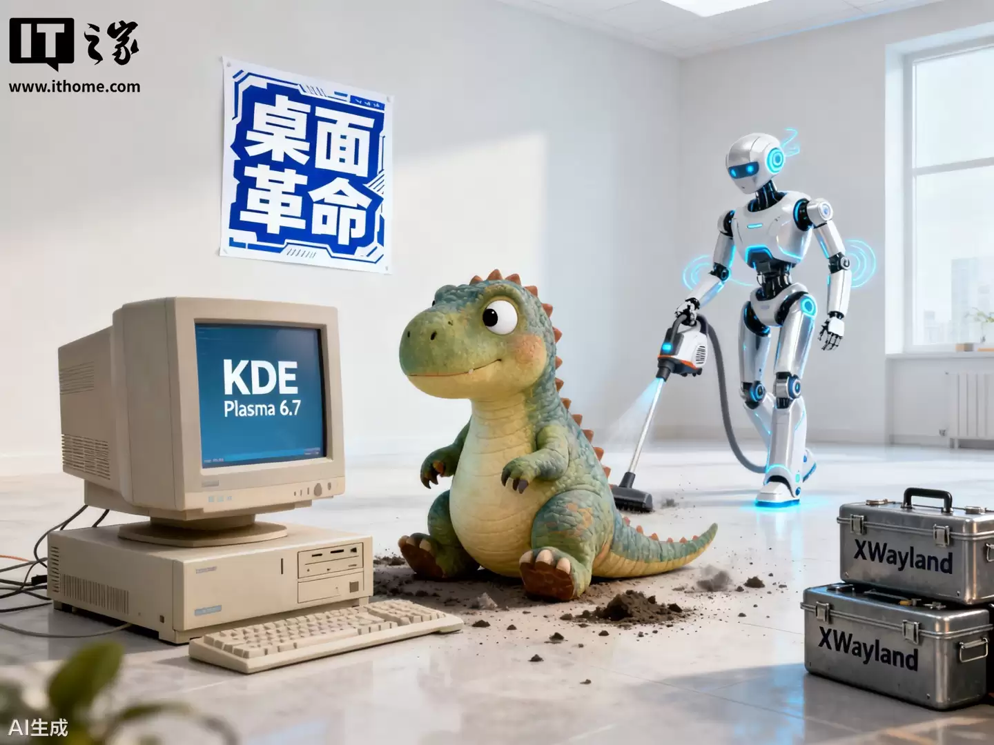 KDE Plasma 6.8 桌面环境将彻底放弃 X11，全面转向 Wayland