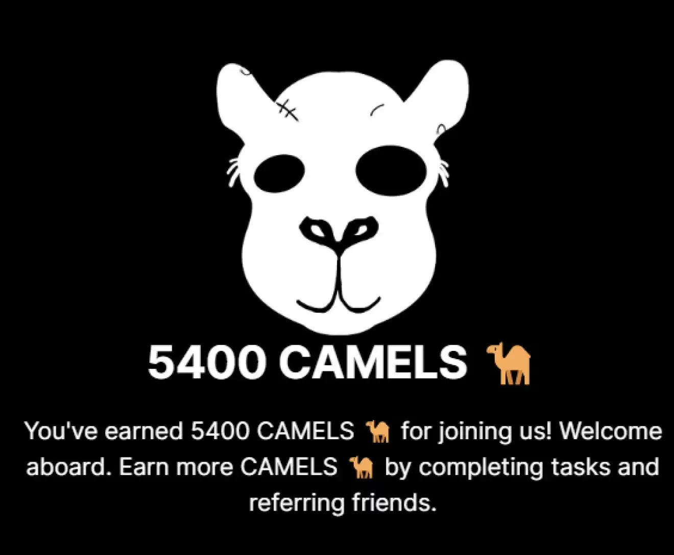 骆驼空投指南:如何领取您的$CAMELS代币