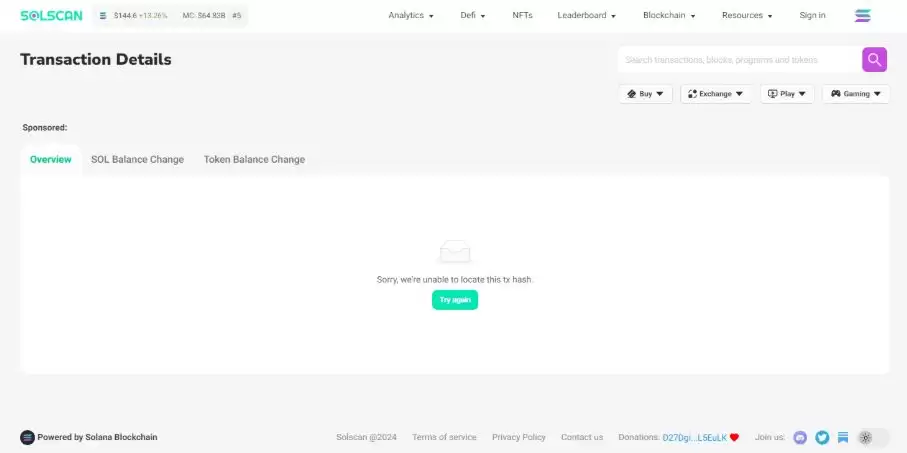 分享sol区块链浏览器地址查询方法