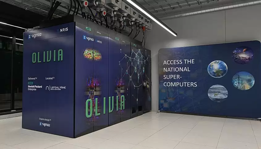 HPE承建挪威超算Olivia投用：能效卓越，余热助力养殖