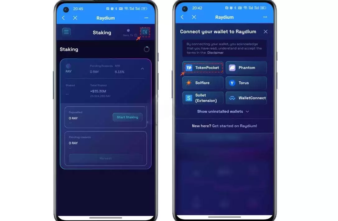Raydium钱包授权步骤