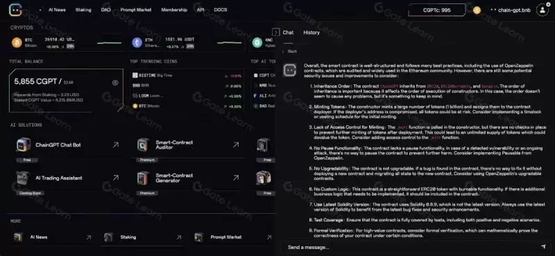 ChainGPT是什么?CGPT币是什么?值得投资吗?