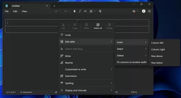 Windows记事本表格功能实测：比Word更简单、兼容Markdown