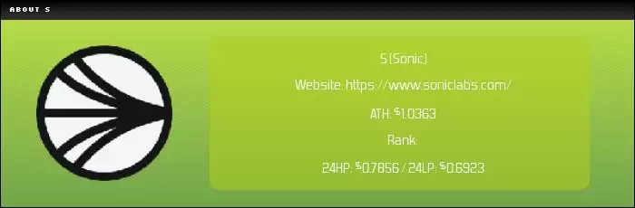 Sonic(S)币是什么?S币价格、代币经济学及未来展望