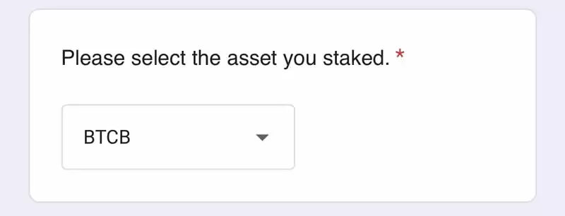 Chakra质押BTCB的币安Web3活动赎回 教程