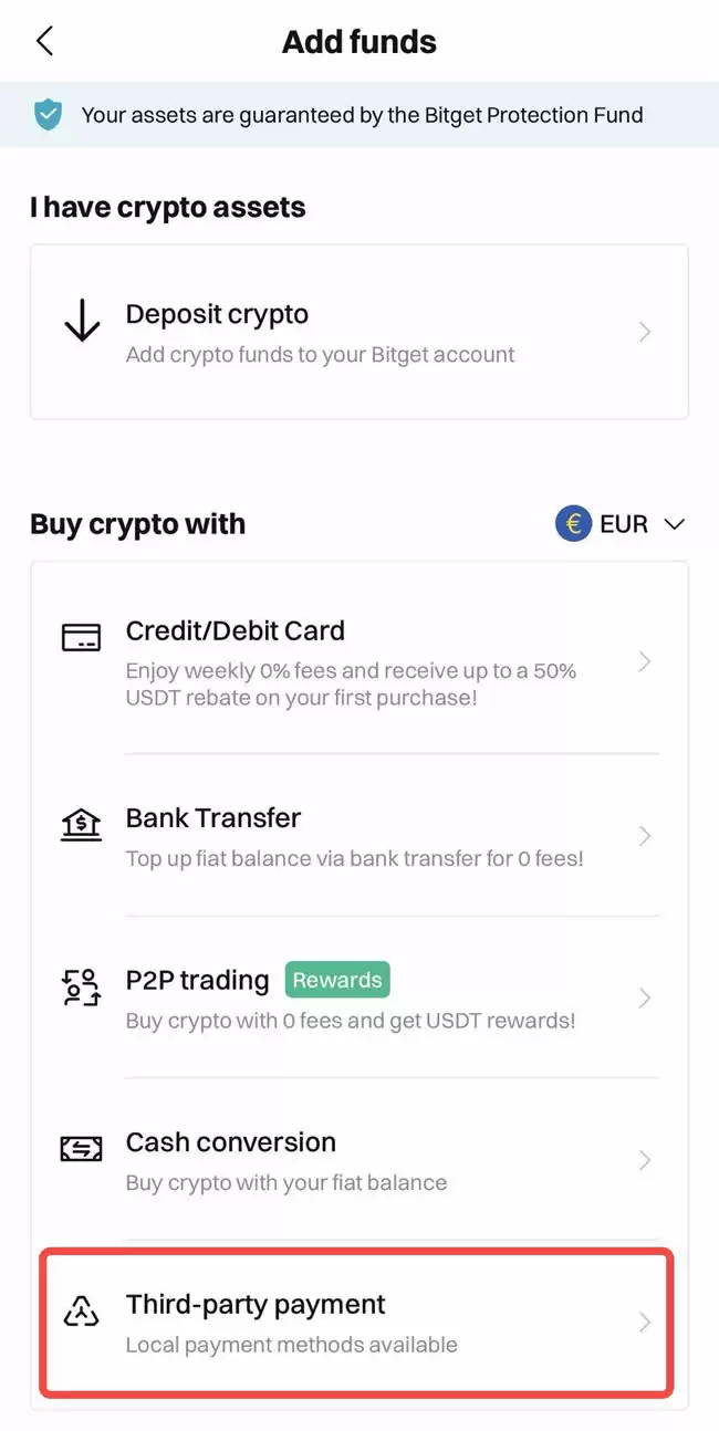 Bitget交易所如何充值?Bitget新手充值交易操作教程(App端2025年版)