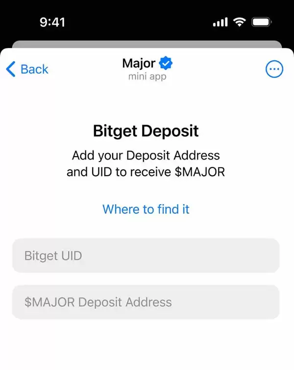 Major(MAJOR)币是什么?零Gas充值MAJOR币到Bitget交易所