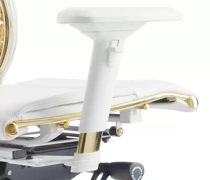 俄罗斯家具商展示纯金人体工学椅 售价约45万人民币